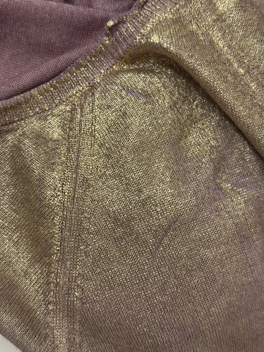 Avant Toi metallic cashmere/silk top - Picture 5 of 5